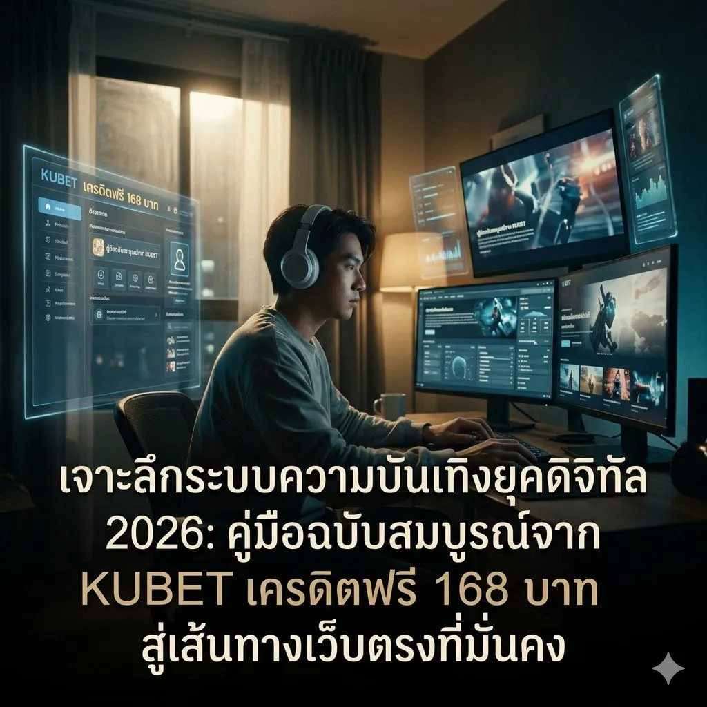 เจาะลึกระบบความบันเทิงยุคดิจิทัล 2026: คู่มือฉบับสมบูรณ์จาก KUBET เครดิตฟรี 168 บาท สู่เส้นทางเว็บตรงที่มั่นคง