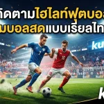 ติดตาม ไฮ ไล ท์ ฟุตบอล และชม บ้อ ล สด แบบเรียลไทม์ได้ที่ ku88
